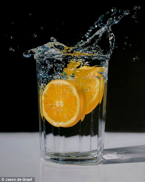 A Wave Of Refreshment: Acrylic on canvas 30in x 24in