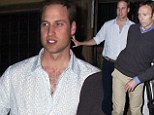 Prince William enjoyed a night out with friend Guy Pelly